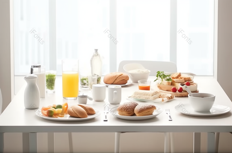 桌子上的丰富的早餐美味饮食摄影图,高清,摄影图,摄影图片,图片大全,摄影图免费下载